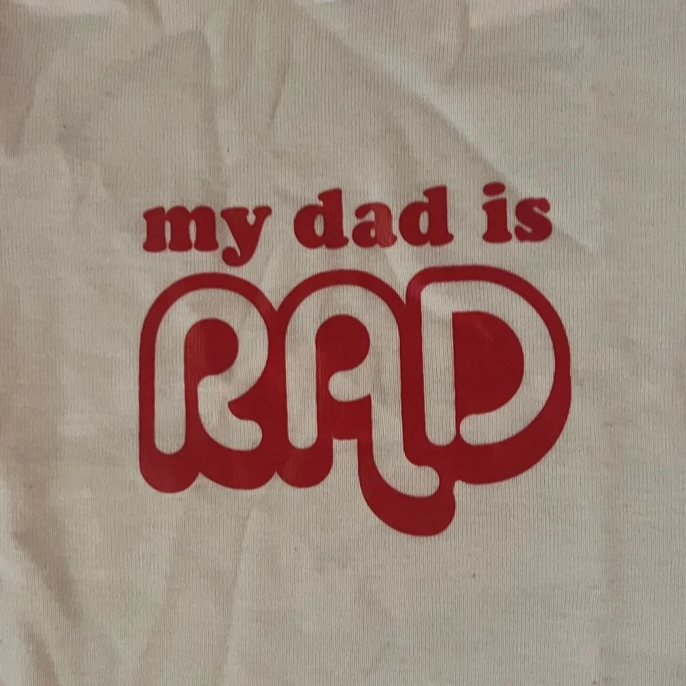 My Dad  is Rad Baby Onesie - Picture 2 of 4